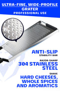 Professional Fine Wide Cheese Grater