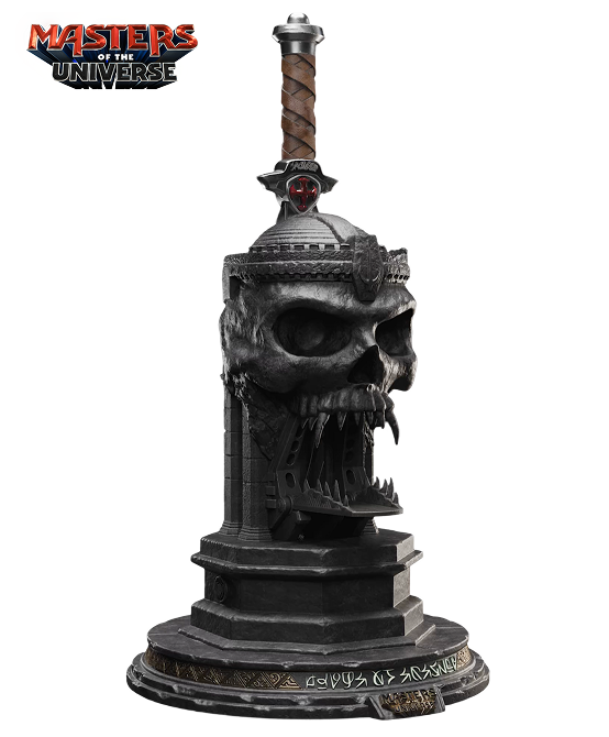 CASTLE GRAYSKULL™  EDITION: Blade of Eternia™ _ Masters of The Universe™ x StudioForge™ | CASTLE GRAYSKULL™  EDITION: Blade of Eternia™ | 8” Collector’s Chef Knife & Display Stand _ 1