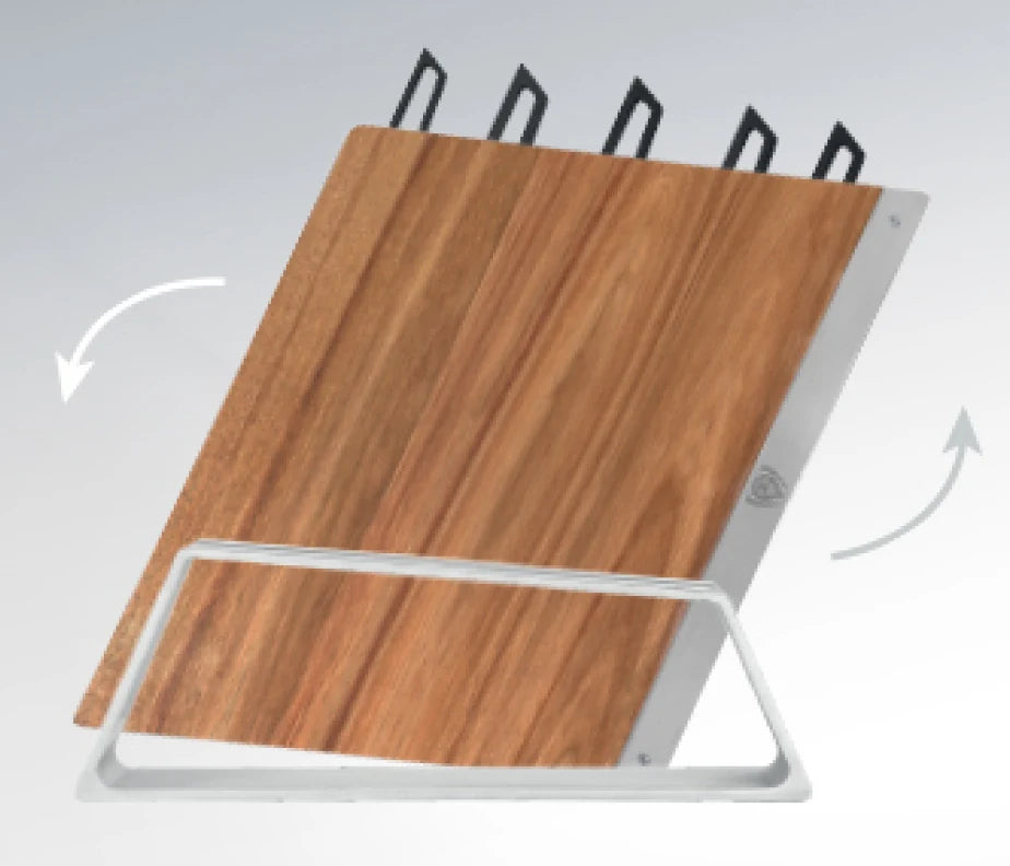 <h6>Configured around your layout.</h6><p>Deep counter, shallow counter, tucked into a corner or out in the open. The orientation that works in one kitchen isn't the one that works in another, so Arro does both.</p><h6>One product, more than one answer.</h6><p>Kitchens change. Move house, redo the counter, rearrange the appliances, and the block reconfigures instead of being replaced.</p>