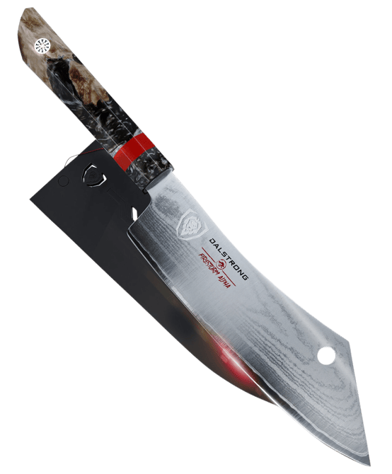 Chef & Cleaver Hybrid Knife 8" | "The Crixus" | Firestorm Alpha Series | Dalstrong ©