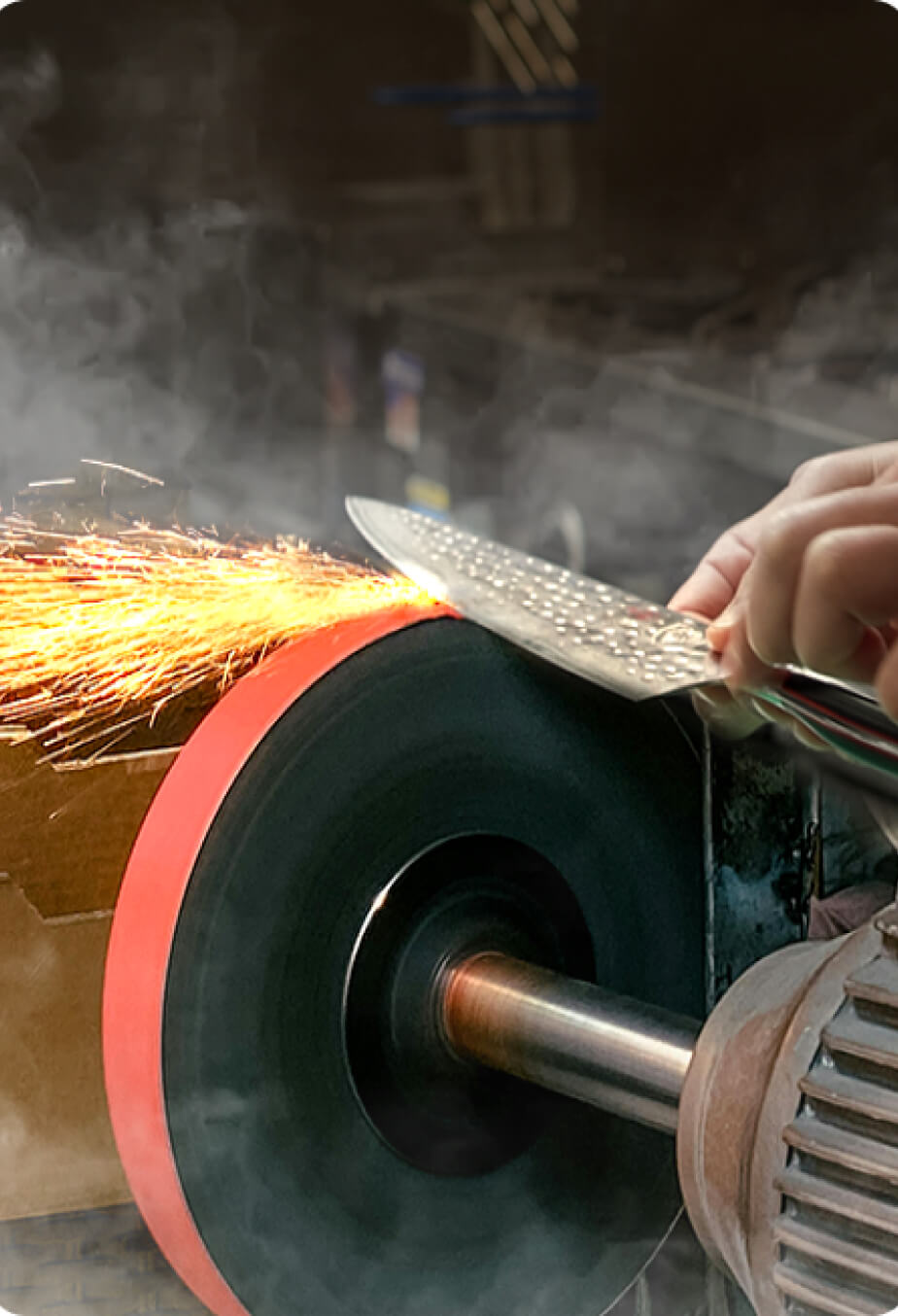 D3 sharpening to 16 to 18 degrees