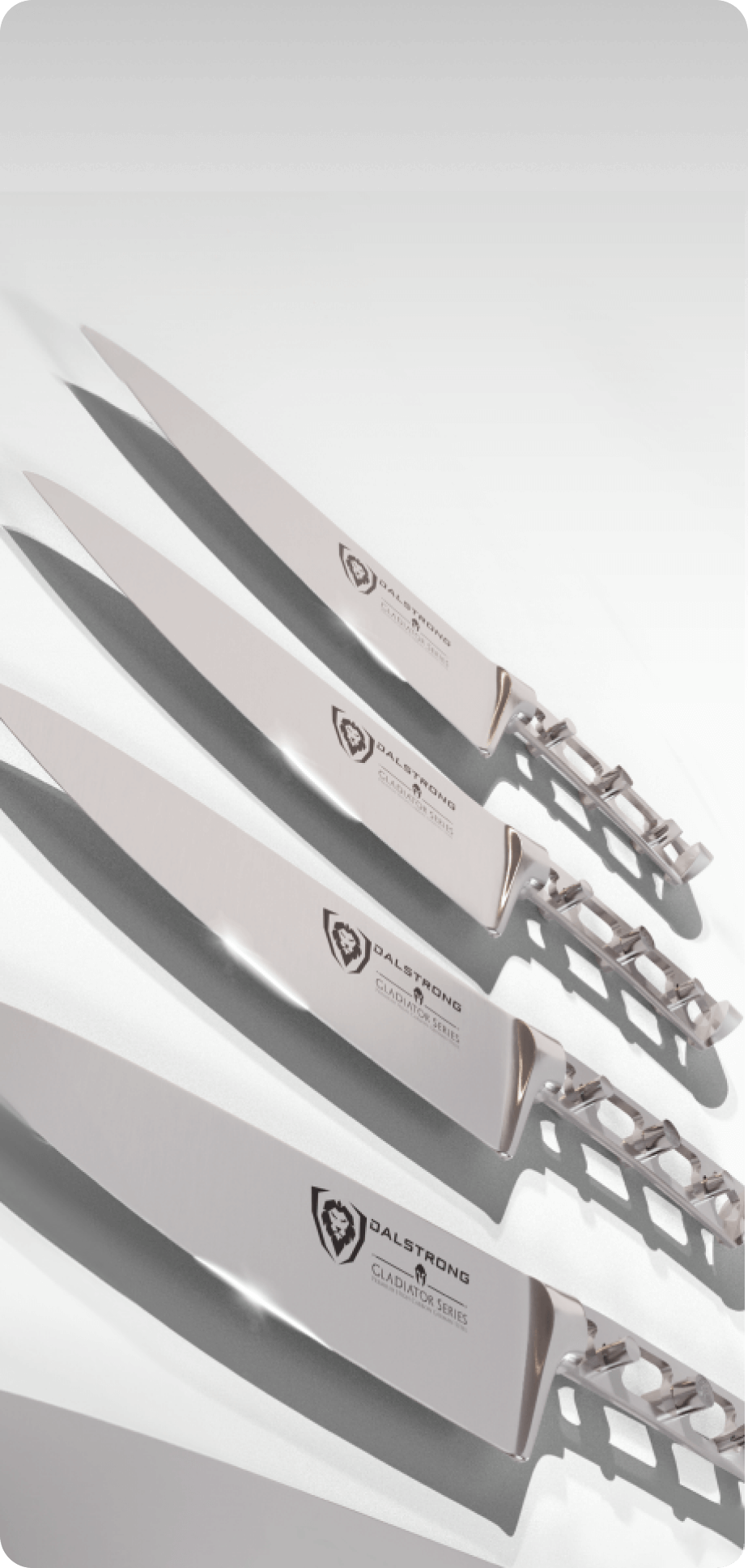 <h6>Sharpness, resilience, lasting reliability</h6><p>Everything you need in a blade. Dalstrong Diamond Detailing (D3™) brings your blade to the sharpest possible edge.</p>