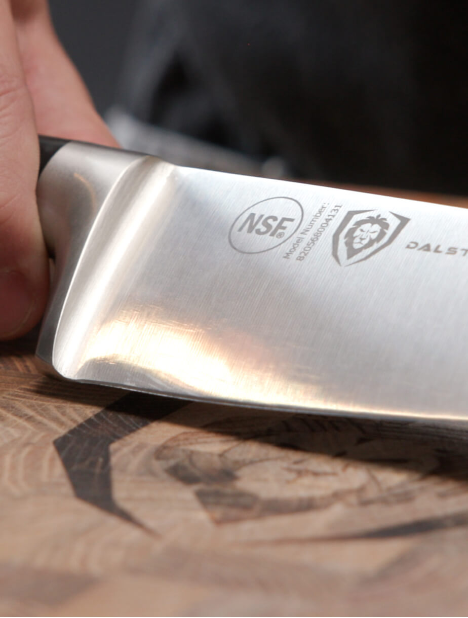 German X50CrMoV15 steel, on every blade
