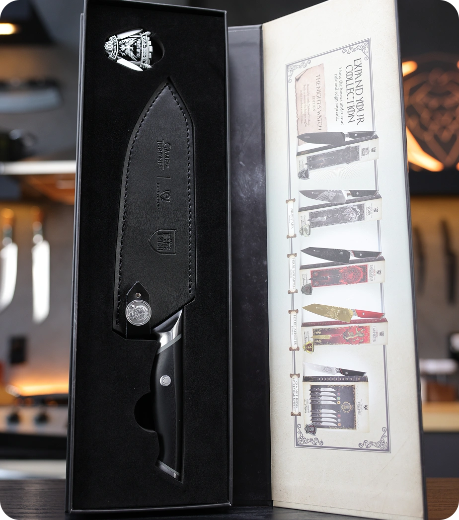 <h6>Embody the strength, power and intrigue of the Seven Kingdoms.</h6><p>After more than a decade of manufacturing premium culinary tools and gear, it gives us great excitement to partner to bring you the officially licensed Game of Thrones™ Collection.</p>
