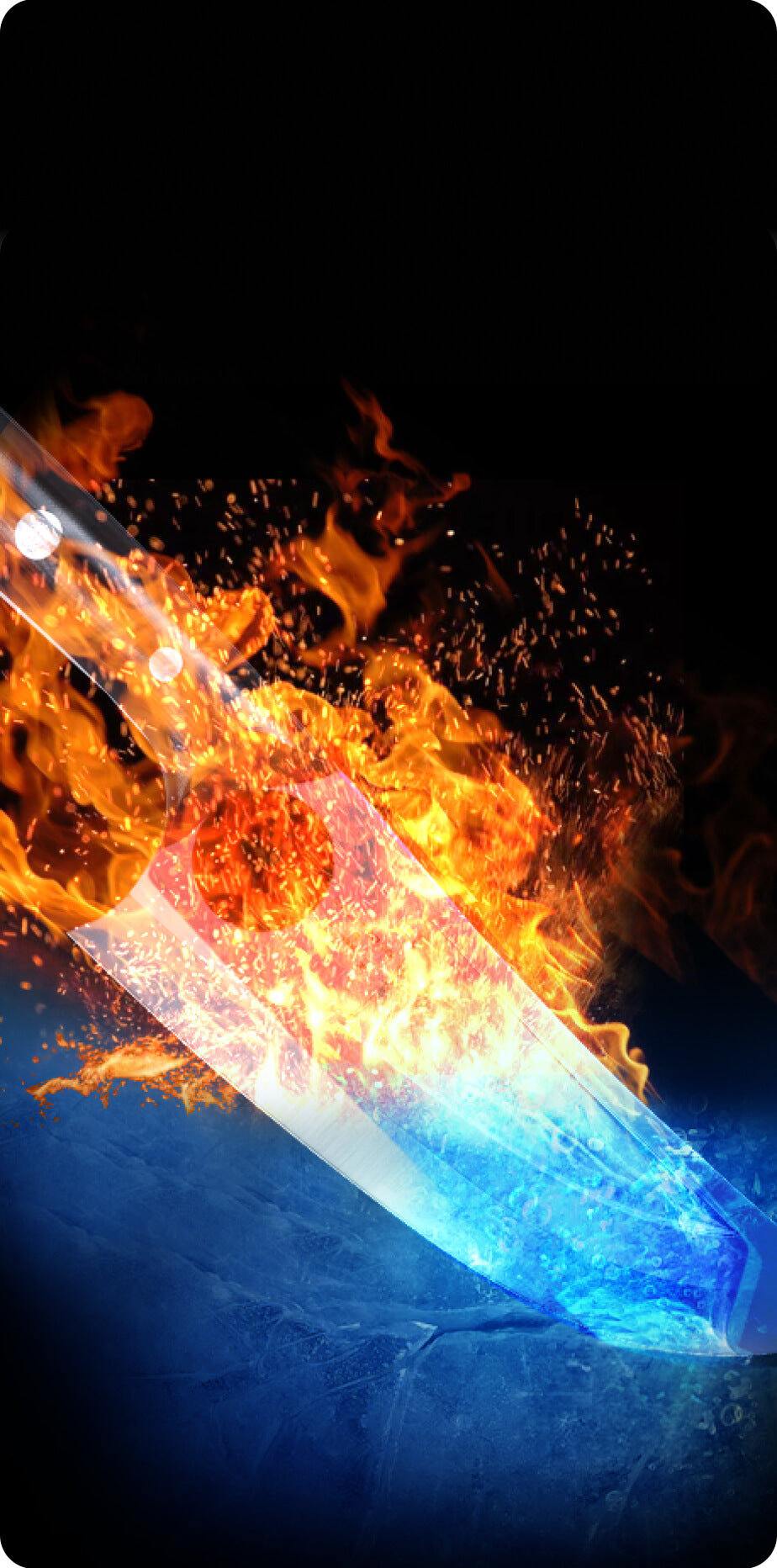 <h6>Heat hardened</h6><p>Every blade is exposed to extreme heat to drastically enhance its hardness and toughness.</p>