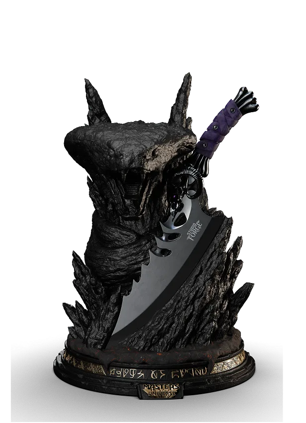 Masters of The Universe™ x StudioForge™ | SNAKE MOUNTAIN™ EDITION: The Blade of Havoc™ | 8” Collector’s Chef Knife & Display Stand