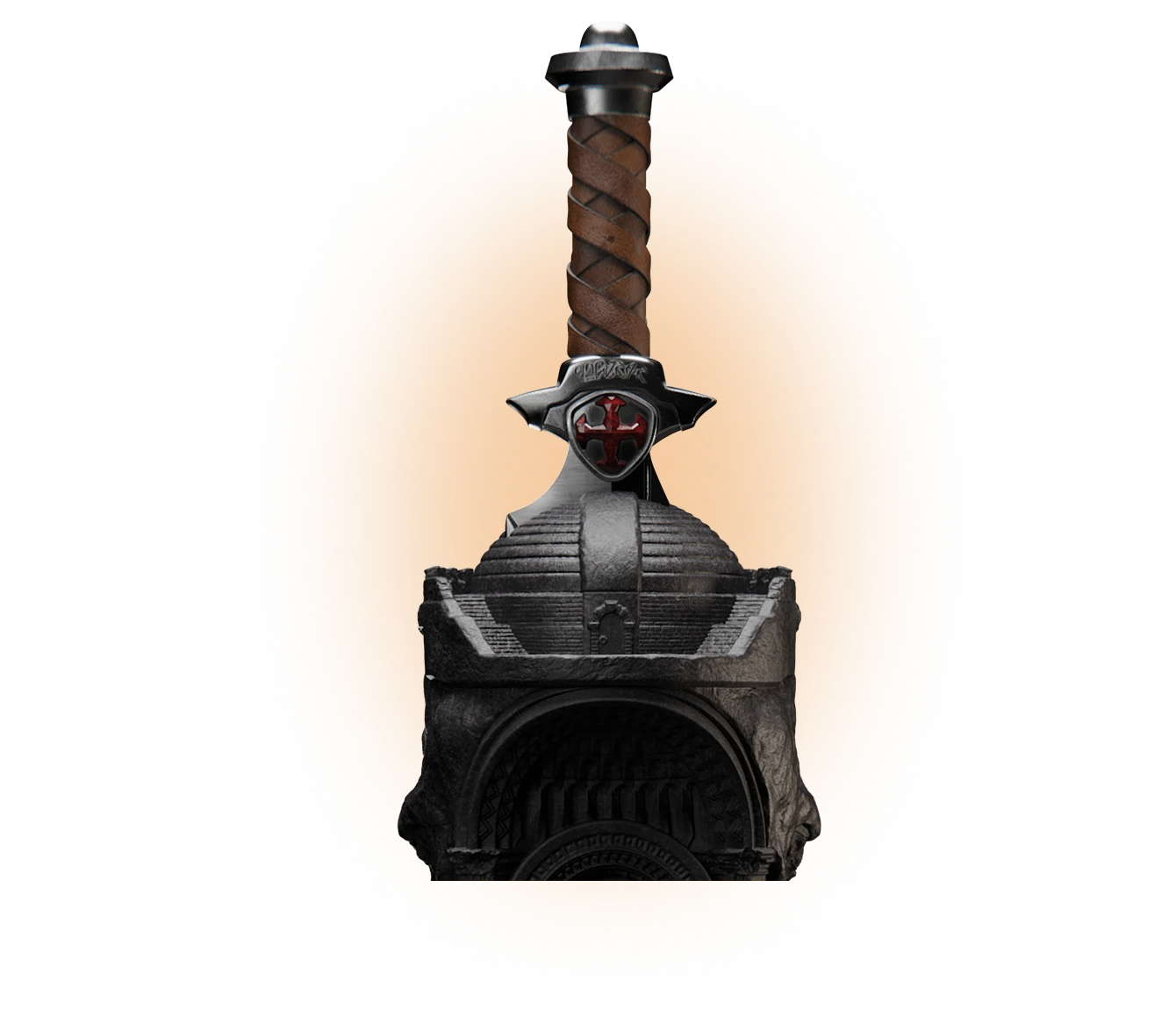 Masters of The Universe™ x StudioForge™ | CASTLE GRAYSKULL™  EDITION: Blade of Eternia™ | 8” Collector’s Chef Knife & Display Stand