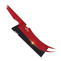 BBQ Pitmaster & Meat Knife 9" | Shadow Black Series | RED Edition | Dalstrong ©