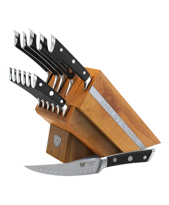 Gladiator Series _ 12-Piece Block Set | Black Handles | Gladiator Series | NSF Certified | Dalstrong © _ 1