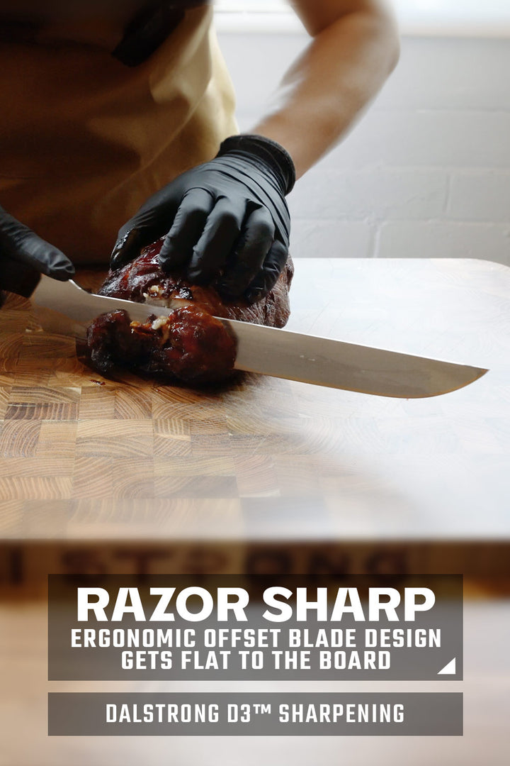 Slicing & Carving Knife 12" | Offset Blade | Gladiator Series | NSF Certified | Dalstrong ©
