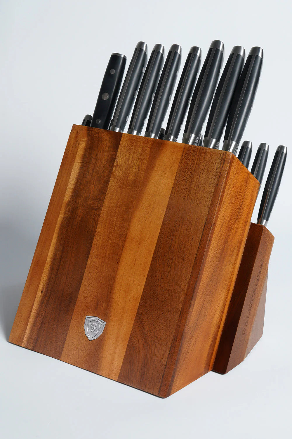 The Gladiator Bundle |  18-Piece Colossal Knife Set + Lionswood Teak Cutting Board