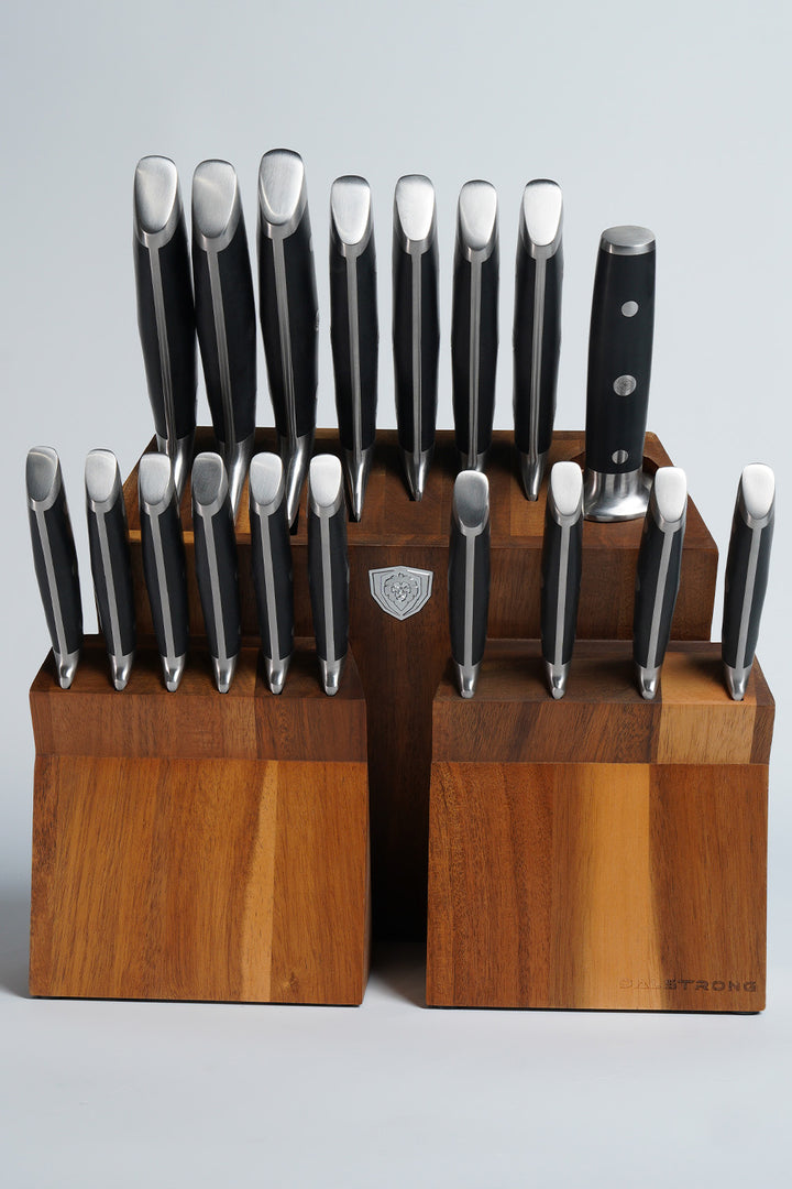 18 Piece Colossal Knife Set with Block | Gladiator Series | Knives NSF Certified