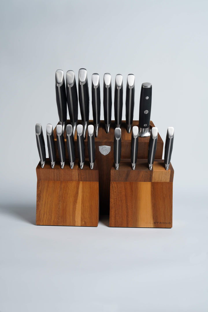 18 Piece Colossal Knife Set with Block | Gladiator Series | Knives NSF Certified