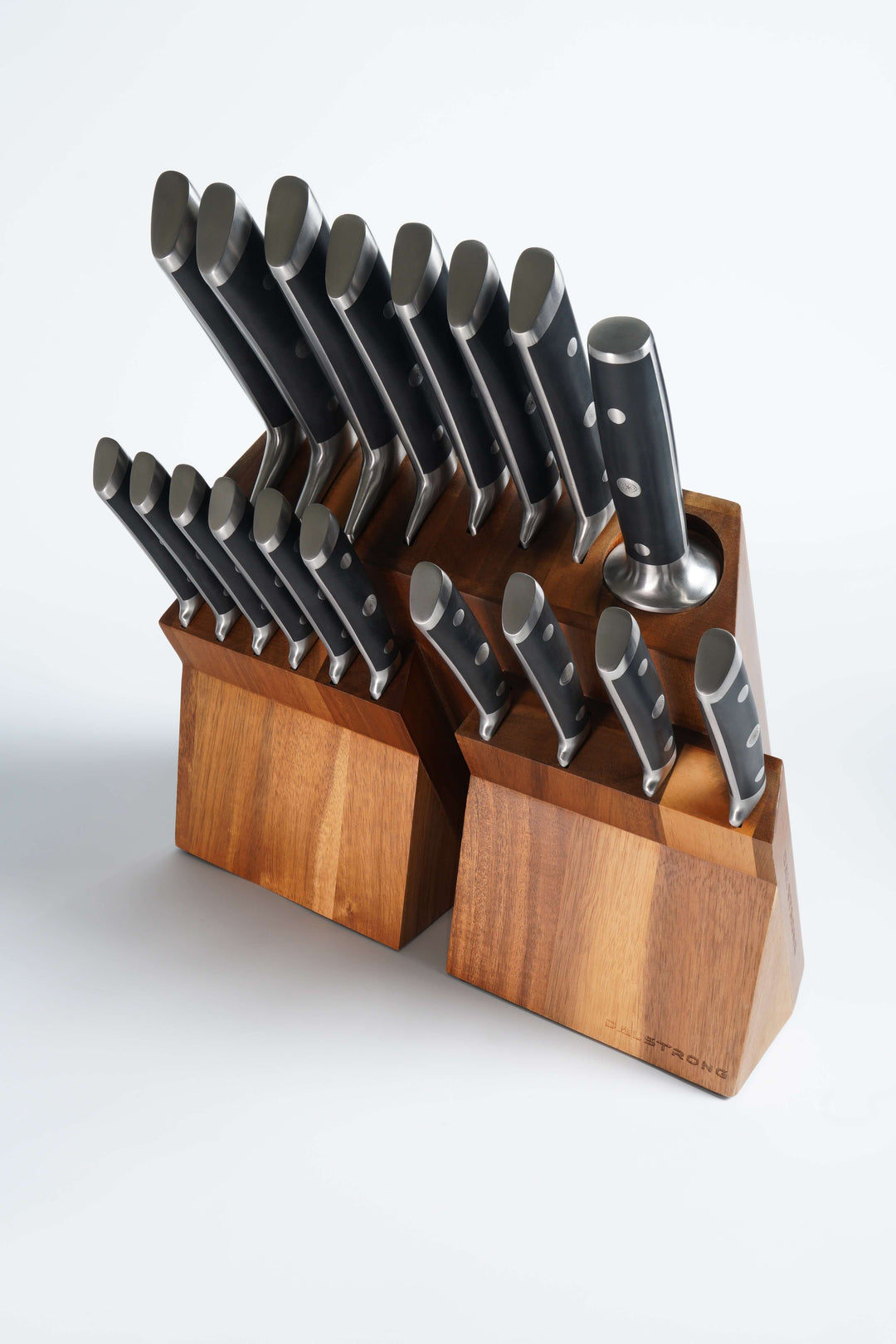 18 Piece Colossal Knife Set with Block | Gladiator Series | Knives NSF Certified