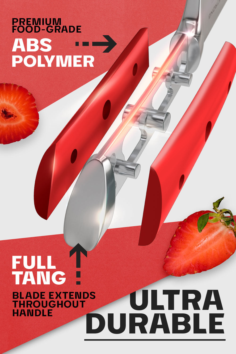 Stainless Steel Fruit Knife - Strawberry - Avocado - 4 Patterns
