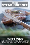 4-Piece Steak Knife Set 5"