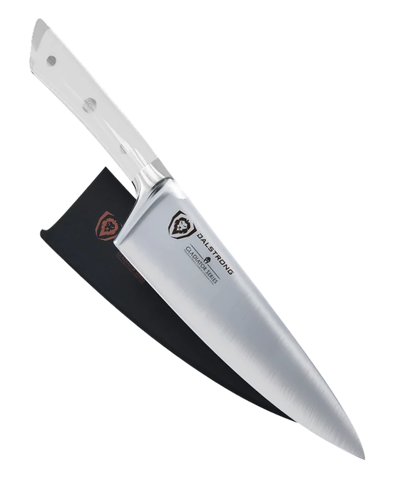 Gladiator Series _ Chef's Knife 8" | Glacial White Handle | Gladiator Series | NSF Certified | Dalstrong © _ 1