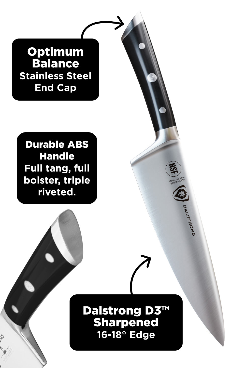 The Gladiator Bundle |  18-Piece Colossal Knife Set + Hornet Series Sharpener