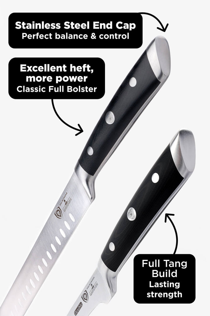 2 Piece Knife Set | Slicing Knife & Boning Knife | Gladiator Series Elite | NSF Certified | Dalstrong ©