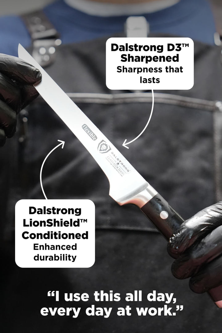 2 Piece Knife Set | Slicing Knife & Boning Knife | Gladiator Series Elite | NSF Certified | Dalstrong ©