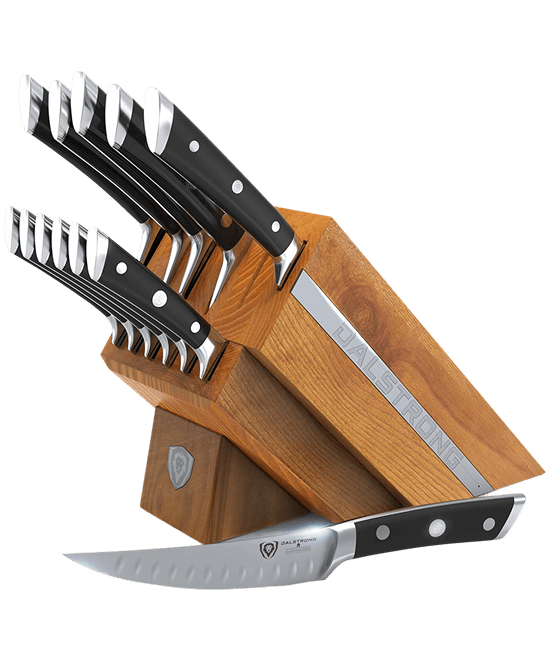 Gladiator Series _ 12-Piece Block Set | Black Handles | Gladiator Series | NSF Certified | Dalstrong © _ 1