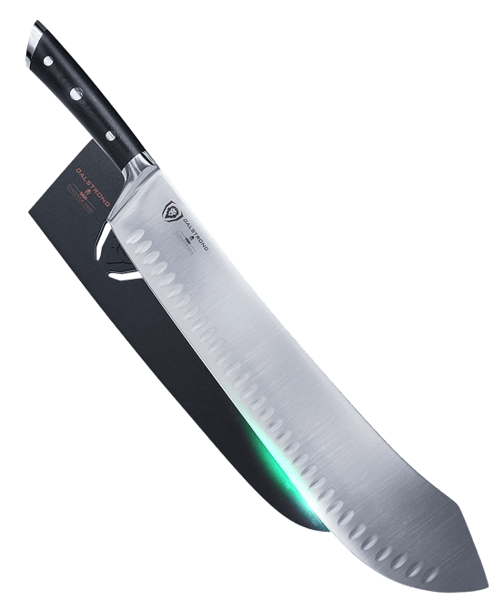 Extra-Long Bull Nose Butcher Knife 14" | Gladiator Series | NSF Certified | Dalstrong ©