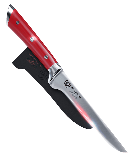 Boning Knife 6" | Crimson Red ABS Handle | Gladiator Series | NSF Certified | Dalstrong ©