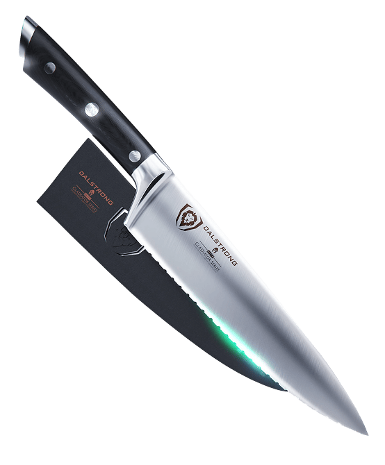 Serrated Chef Knife 7.5" | Gladiator Series | NSF Certified | Dalstrong ©