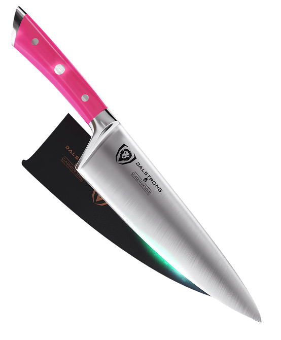 Gladiator Series _ Chef Knife 8" | Fuchsia ABS Handle | Gladiator Series | NSF Certified | Dalstrong © _ 1