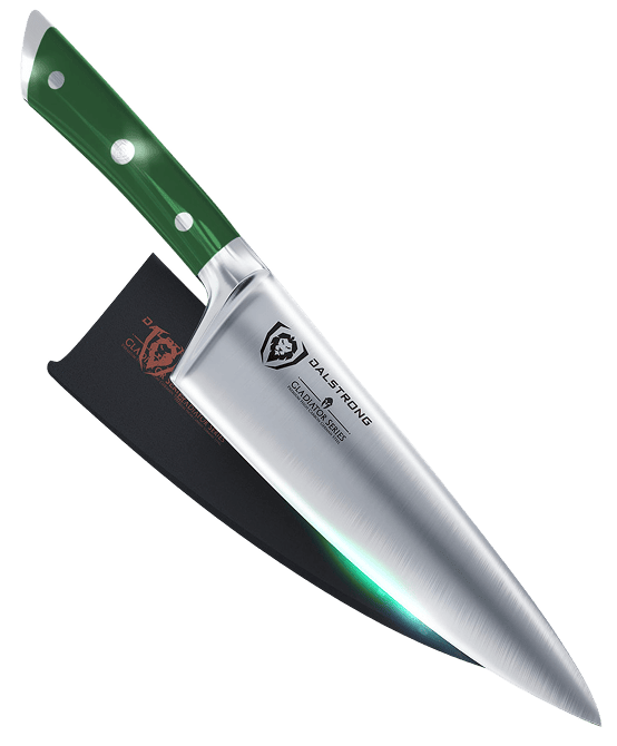 Chef's Knife 8" | Army Green Handle | Gladiator Series | NSF Certified | Dalstrong ©