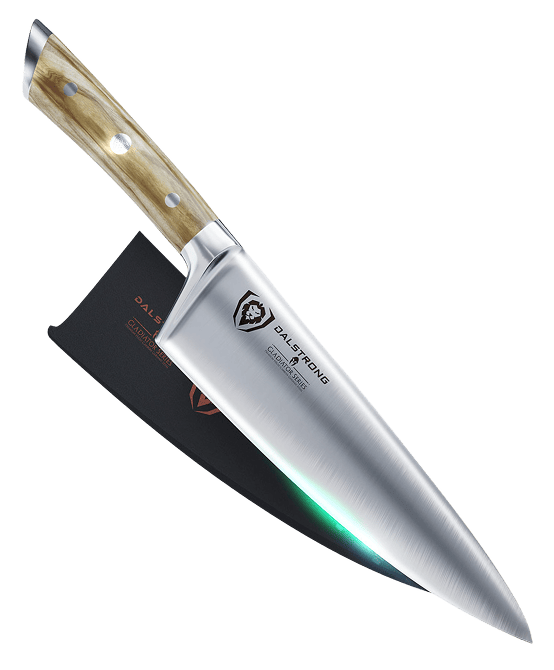 Chef Knife 8" | Olive Wood Handle | Gladiator Series | Dalstrong ©