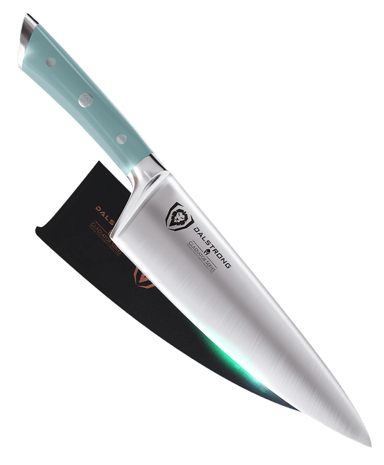 Chef Knife 8" | Aegean Teal Handle | Gladiator Series | NSF Certified | Dalstrong ©