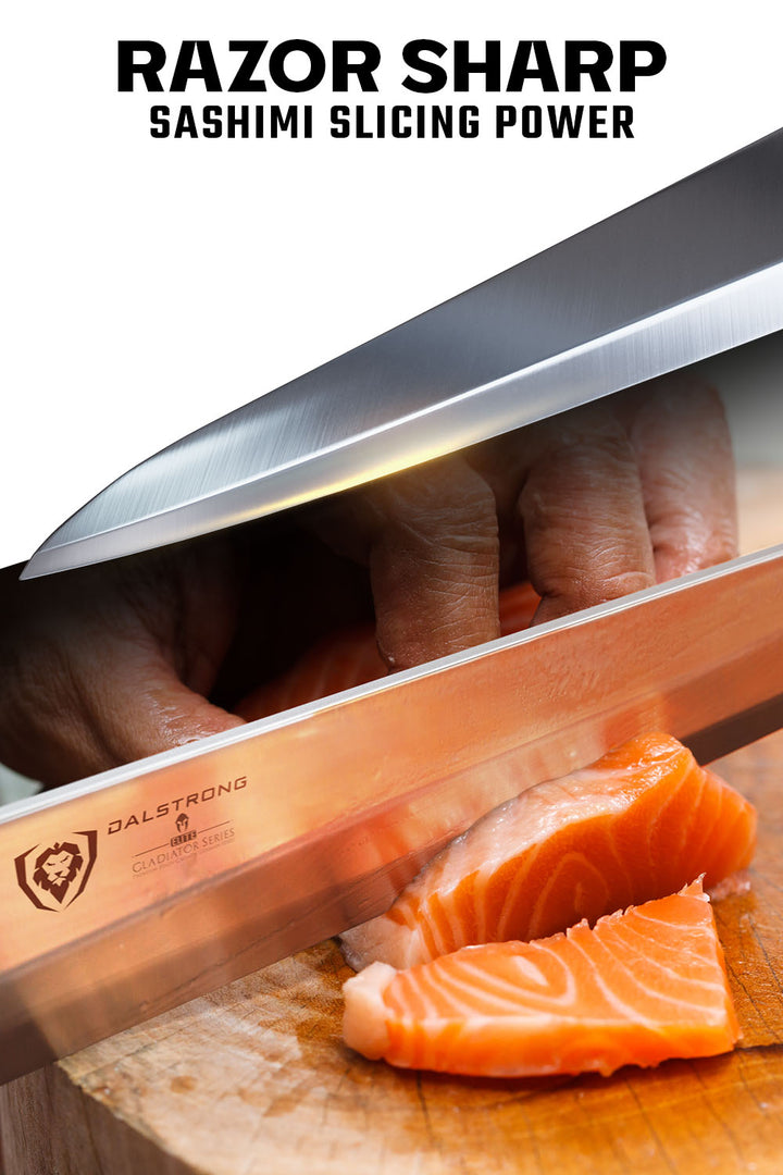 Yanagiba Knife 10.5" | Gladiator Series | NSF Certified | Dalstrong © 2