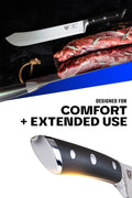 Bull Nose Butcher Knife 10"