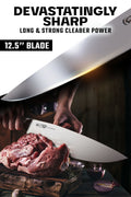 Cleaver & Butcher Knife 12.5"