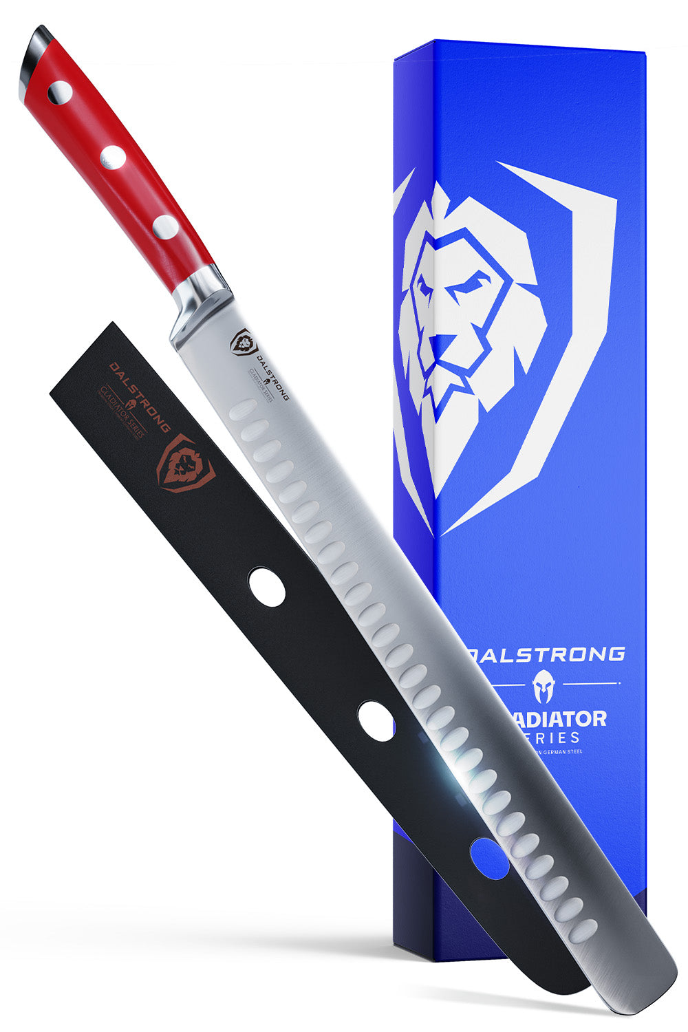 Slicing & Carving Knife 12" | Crimson Red ABS Handle | Gladiator Series | NSF Certified | Dalstrong ©
