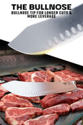 Extra-Long Bull Nose Butcher Knife 14"