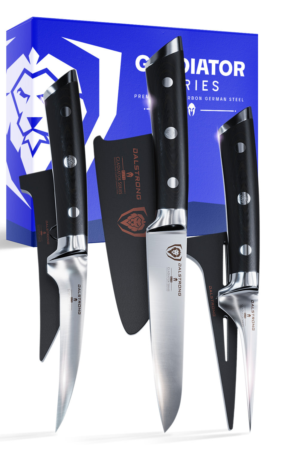 Fruit & Vegetable Paring Knife Set - 3 Piece | Gladiator Series ELITE | NSF Certified | Dalstrong ©