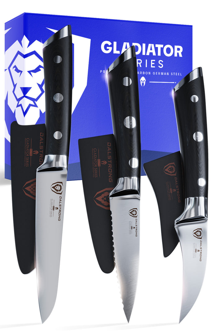 3-Piece Paring Knife Set | Gladiator Series | NSF Certified | Dalstrong © 1