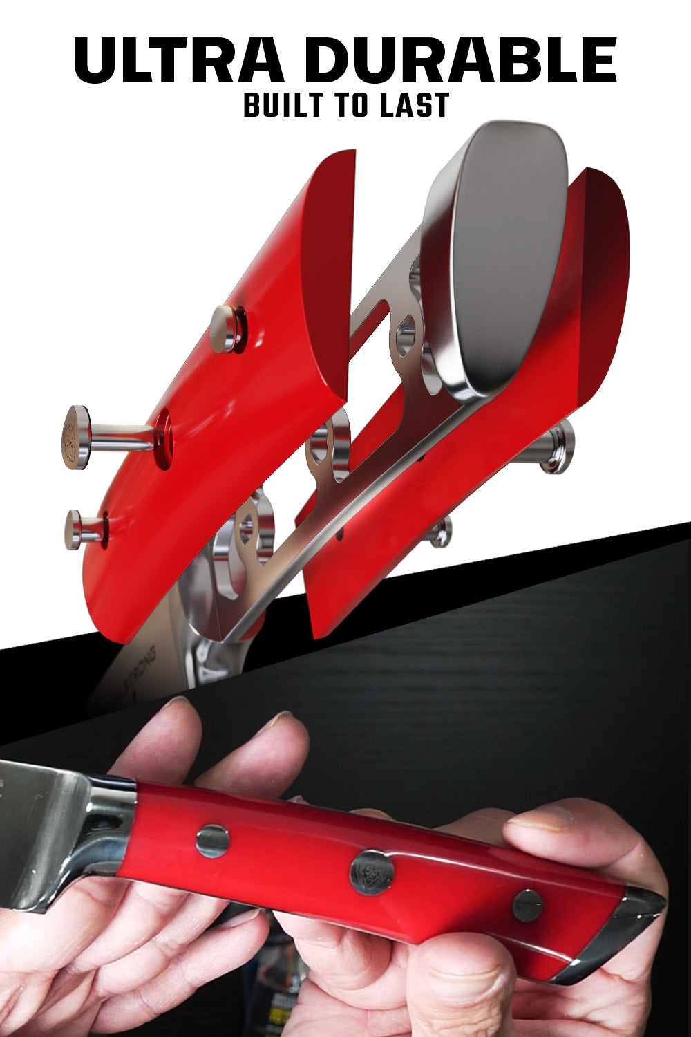 Boning Knife 6" | Crimson Red ABS Handle | Gladiator Series | NSF Certified | Dalstrong ©