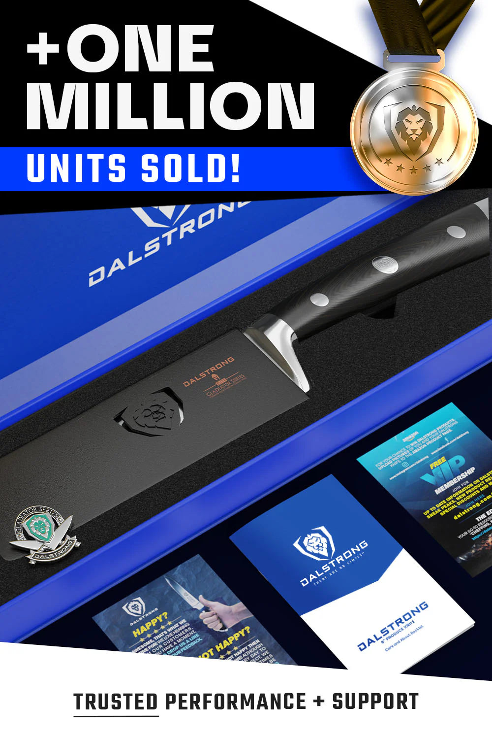 Produce Knife 6" | Gladiator Series | NSF Certified | Dalstrong © 6