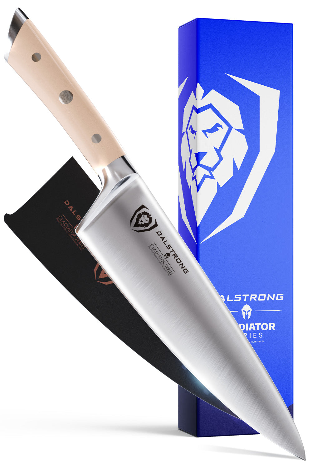 Chef Knife 8" | Peach Handle | Gladiator Series | NSF Certified | Dalstrong ©