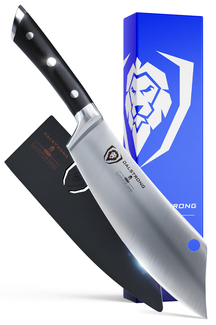 Chef's Knife & Cleaver Hybrid 8" | The Crixus | Gladiator Series | NSF Certified | Dalstrong ©