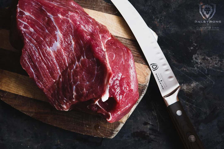 Butcher & Breaking Cimiter Knife 8" | Gladiator Series | NSF Certified | Dalstrong © 8