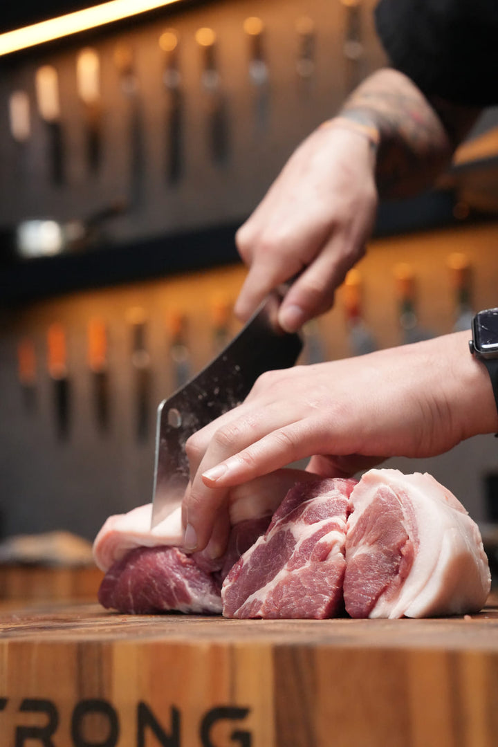 Chef's Knife & Cleaver Hybrid 8" | The Crixus | Gladiator Series | NSF Certified | Dalstrong ©