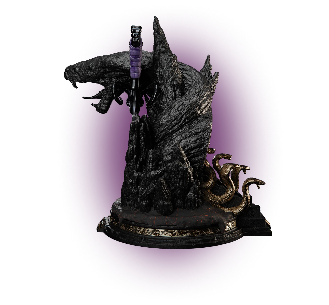 Masters of The Universe™ x StudioForge™ | SNAKE MOUNTAIN™ EDITION: The Blade of Havoc™ | 8” Collector’s Chef Knife & Display Stand