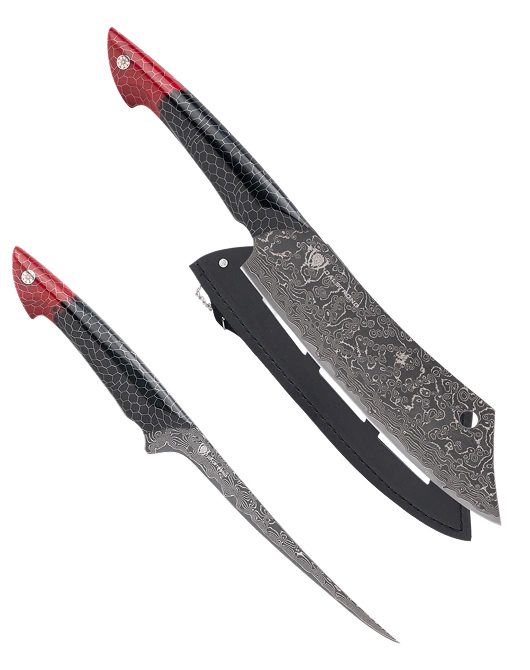 Meat Prep Bundle | Scorpion Series 8" Crixus Knife + 7" Fillet Knife