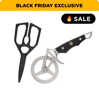 Forged Scissors & Orbit Razor Pizza Wheel