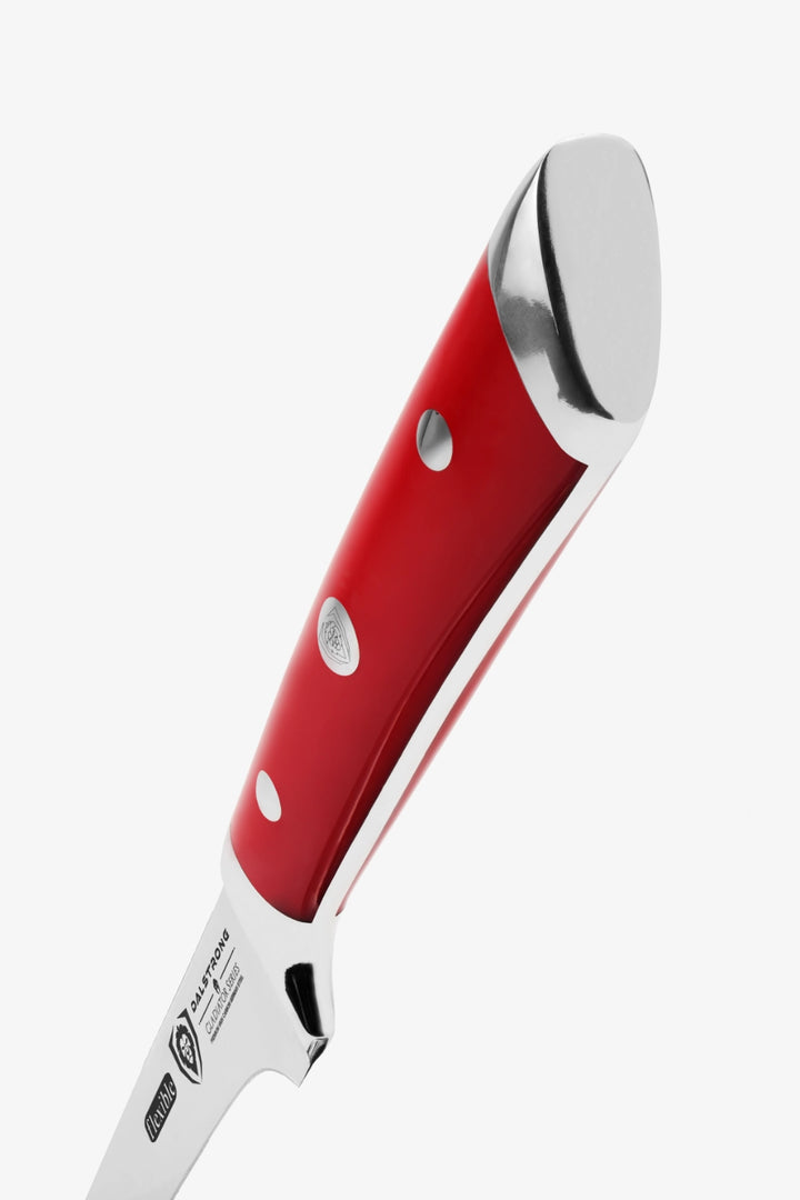 Boning Knife 6" | Crimson Red ABS Handle | Gladiator Series | NSF Certified | Dalstrong © 3
