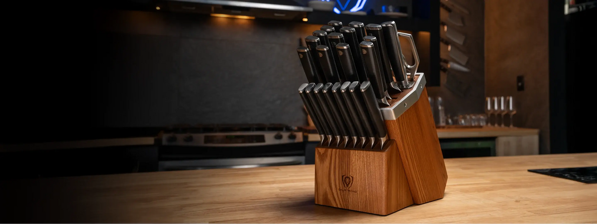 Vanquish 24-piece knife block set
